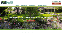 Desktop Screenshot of horizonlandscapeirrigation.com